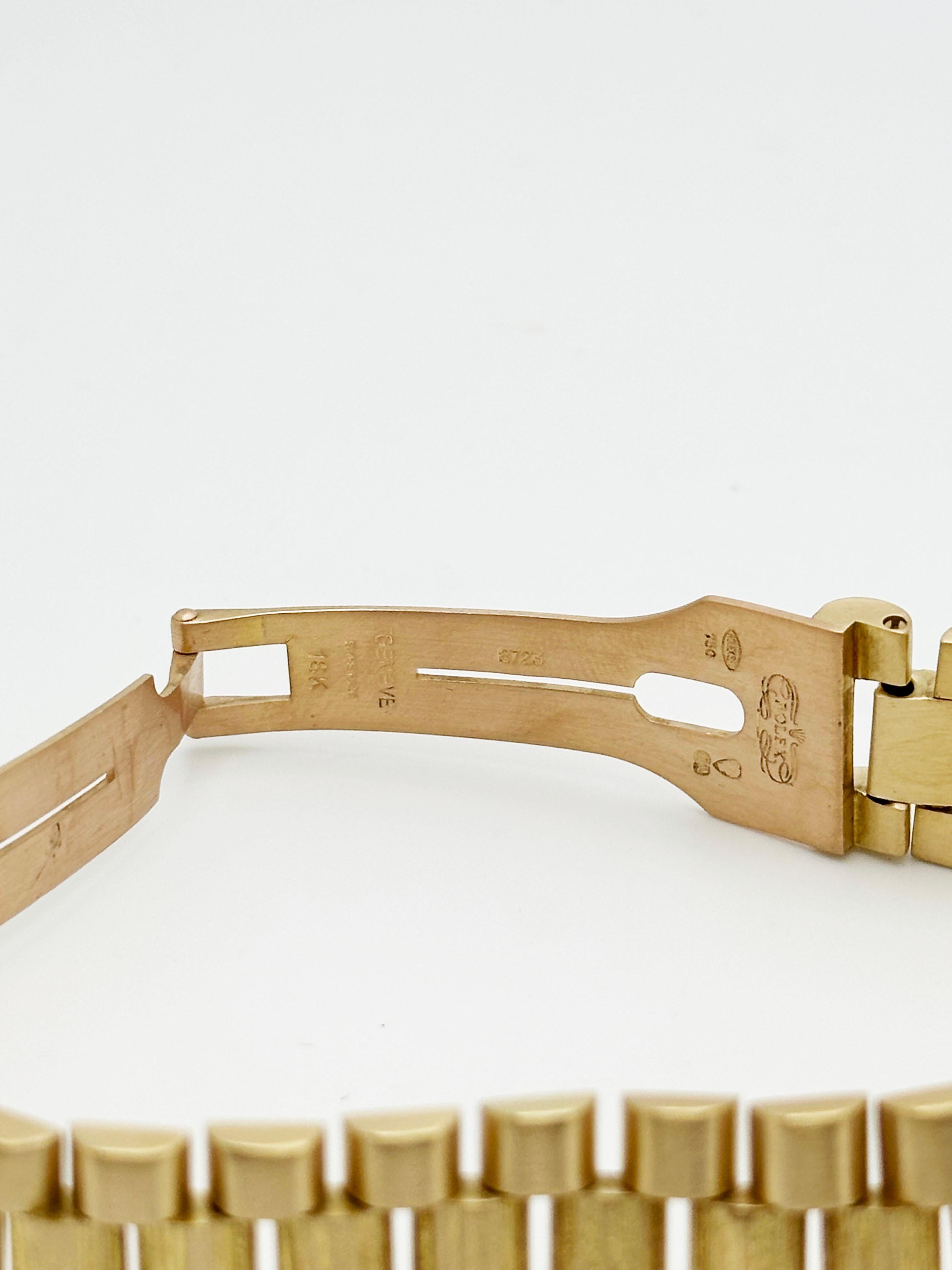 Rolex President Day Date 18078 Champagne Dial Bark Finish 18K Yellow Gold 36mm en venta 1