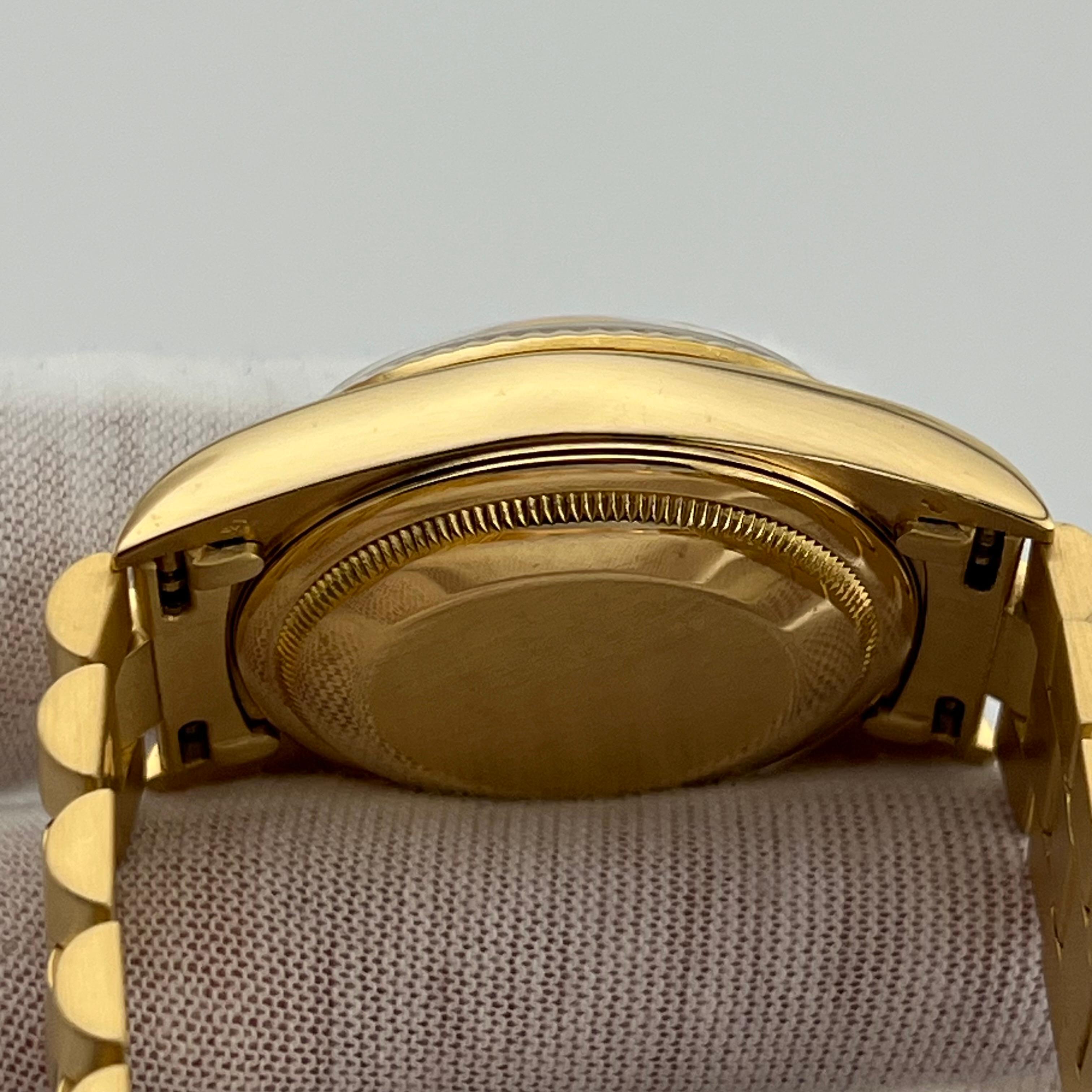 Rolex President Day Date 18238 Champagne Dial 18K Yellow Gold 6