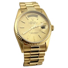 Rolex President Day Date 18238 Champagne Dial 18K Yellow Gold