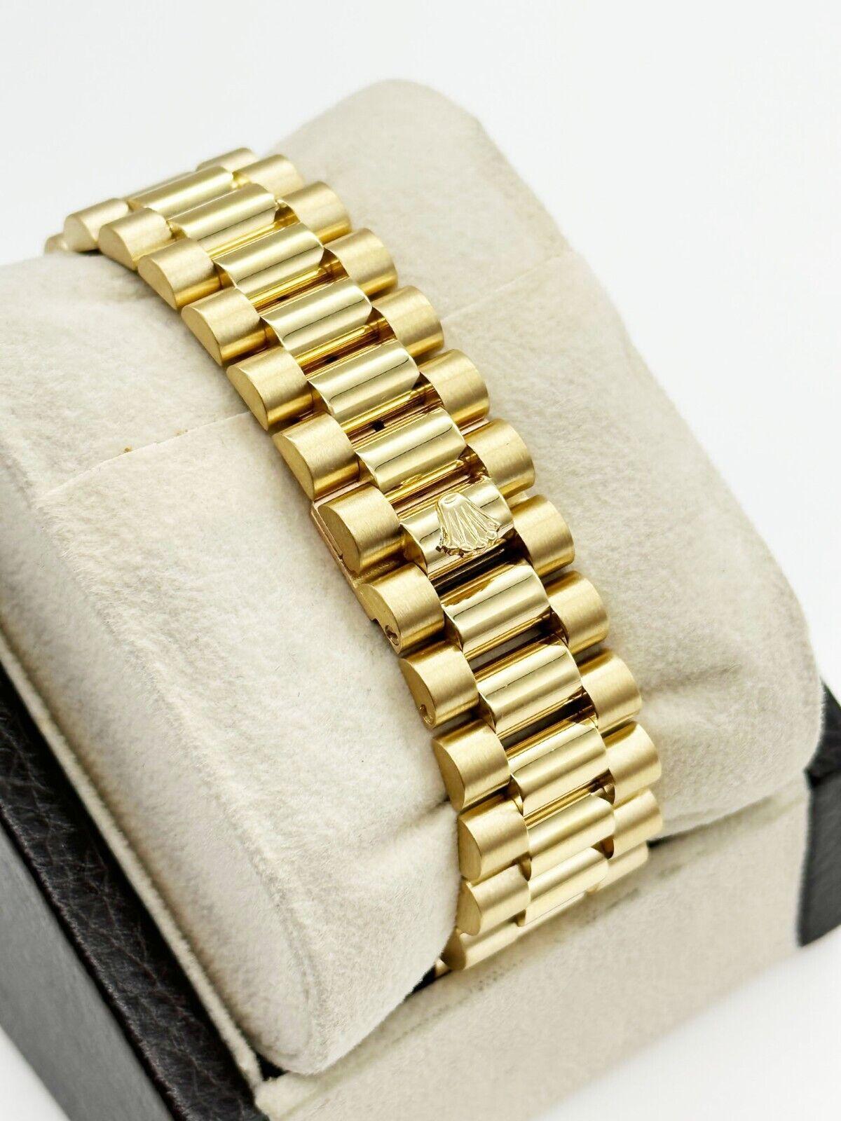 Rolex President Day Date 18238 Wandteppich Zifferblatt 18k Gelbgold Ausgezeichneter Zustand 2