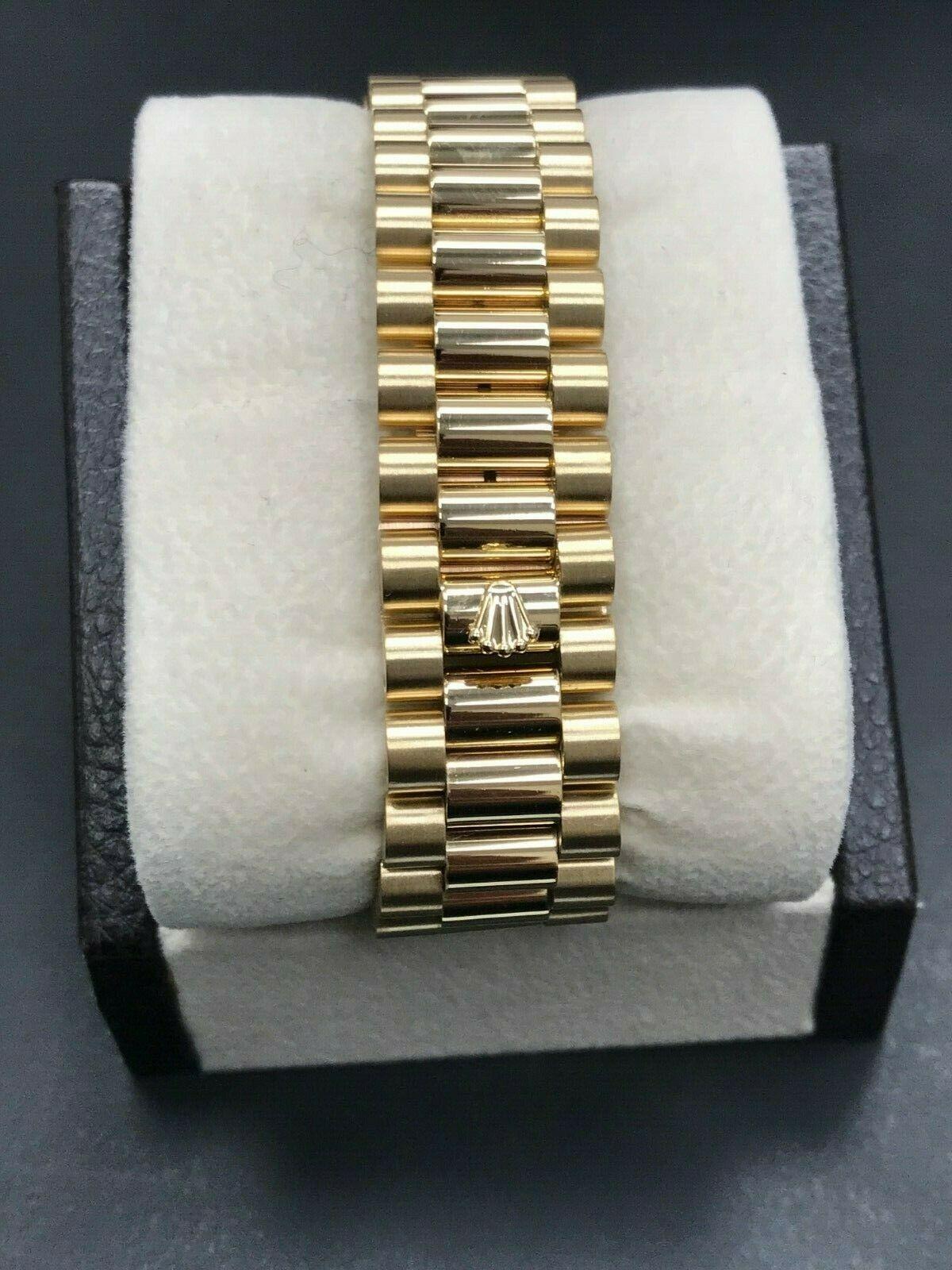 Rolex President Day Date 18388 Myriad Diamond Dial and Bezel 18 Karat Gold Mint 1