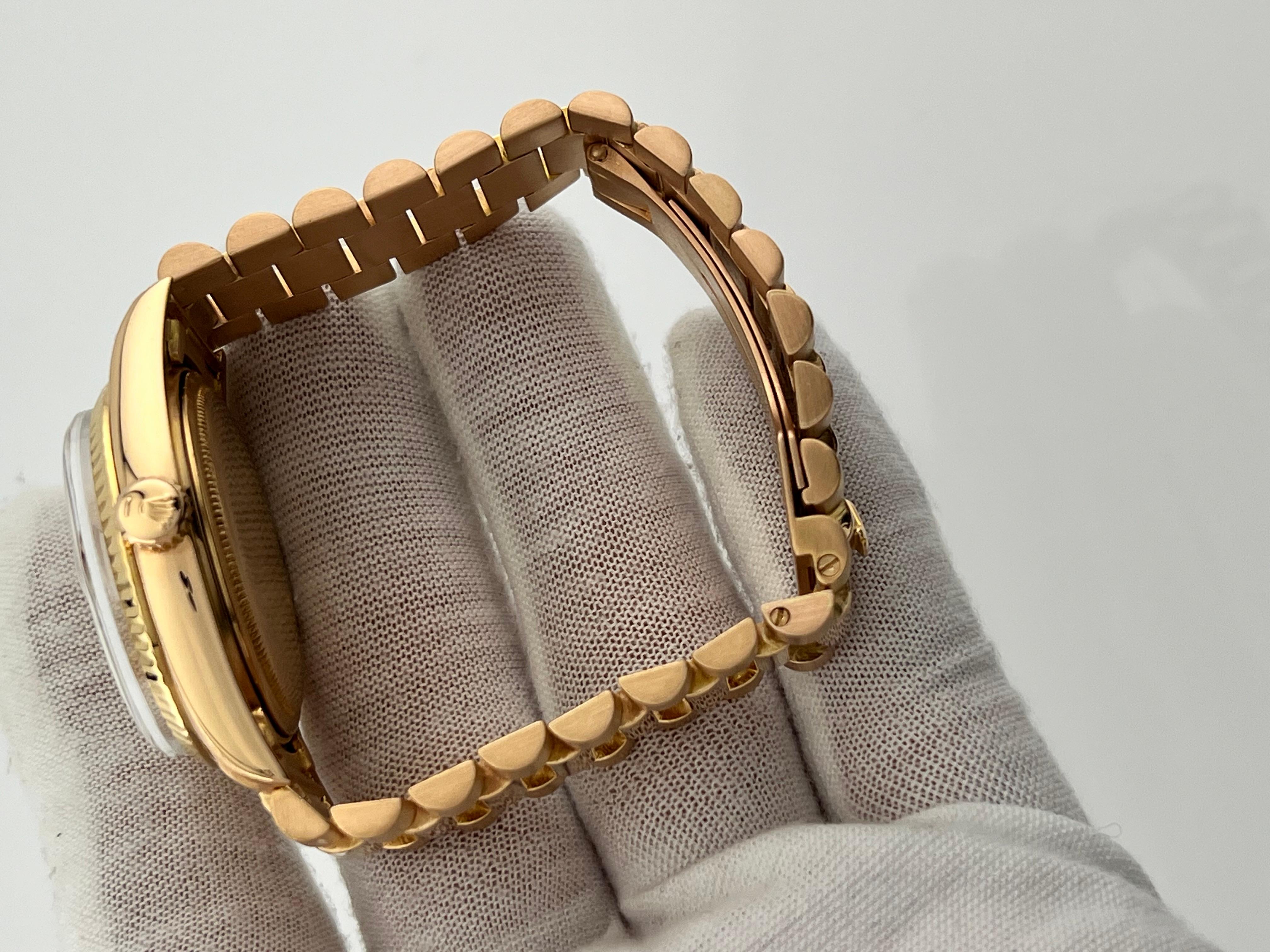 Rolex President Day Date 18K Rose Gold 1803 36mm Original Rolex Box For Sale 5