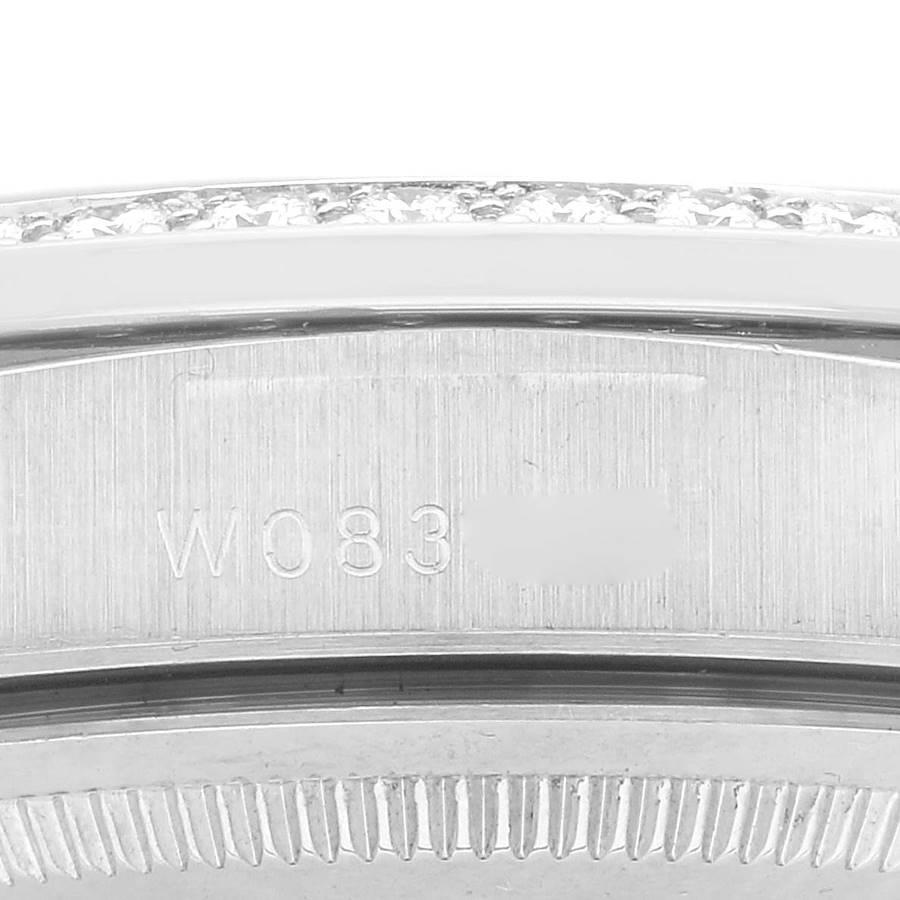 Men's Rolex President Day-Date 18k White Gold Diamond Mens Watch 18389