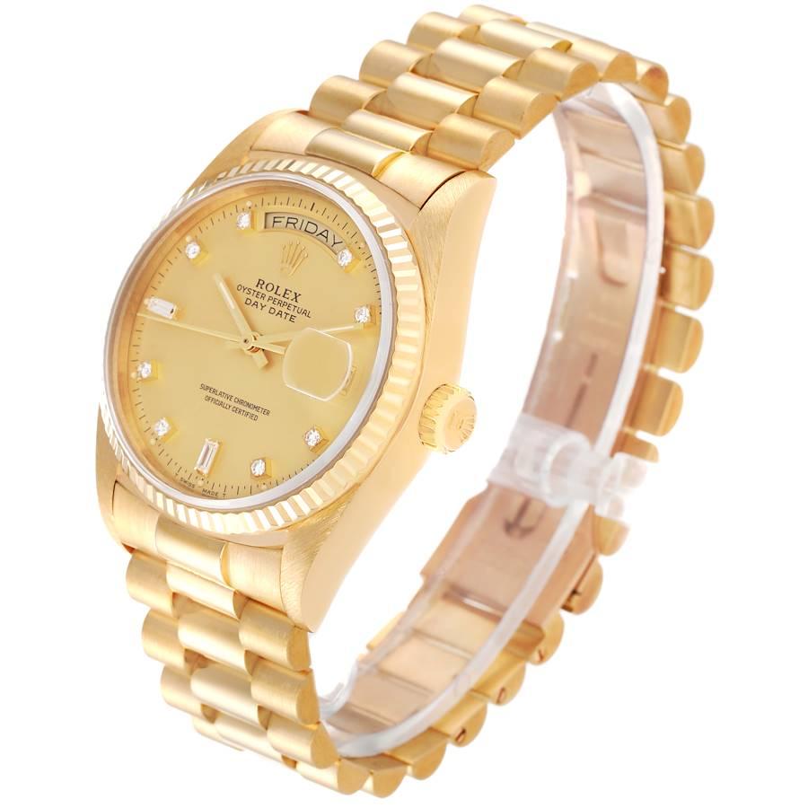 rolex day date gold nugget