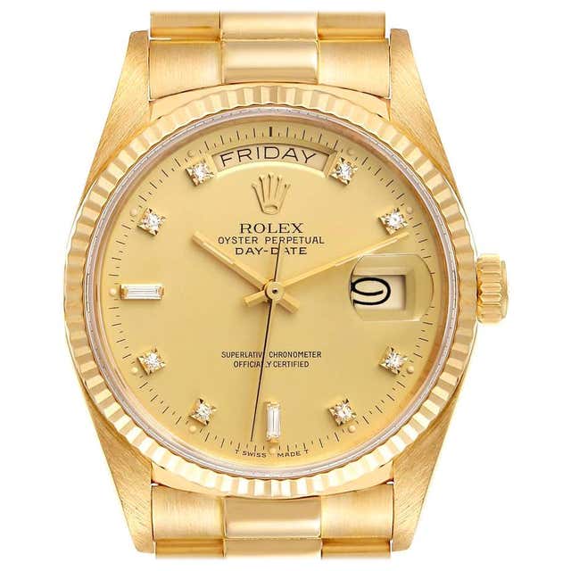 Rolex Yellow Gold Day-Date President circa 1962 at 1stDibs