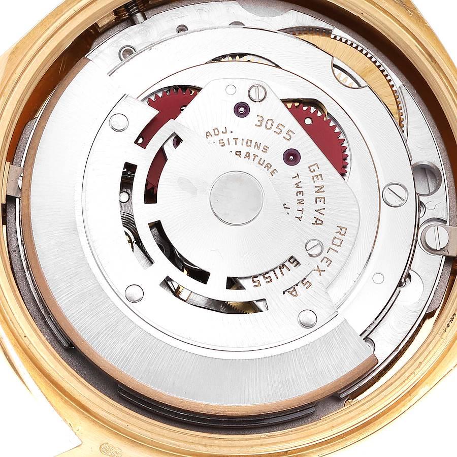 Rolex President Day-Date 18k Gelbgold Diamant-Herrenuhr 18138 5