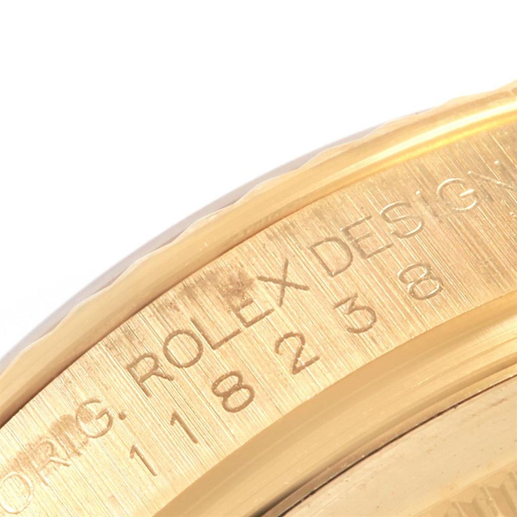 Rolex President Day Date 18 Karat Yellow Gold Men's Watch 118238 4