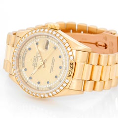 Rolex President Day-Date 18 Karat Yellow Gold Men's Watch 18038