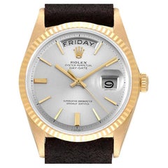 Rolex President Day-Date 18k Yellow Vintage Gold Mens Watch 1803