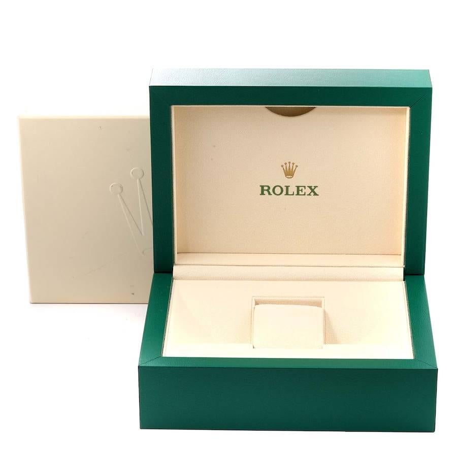 Rolex President Day Date 36 Everose Gold Schwarzes Zifferblatt Herrenuhr 118235 im Angebot 8