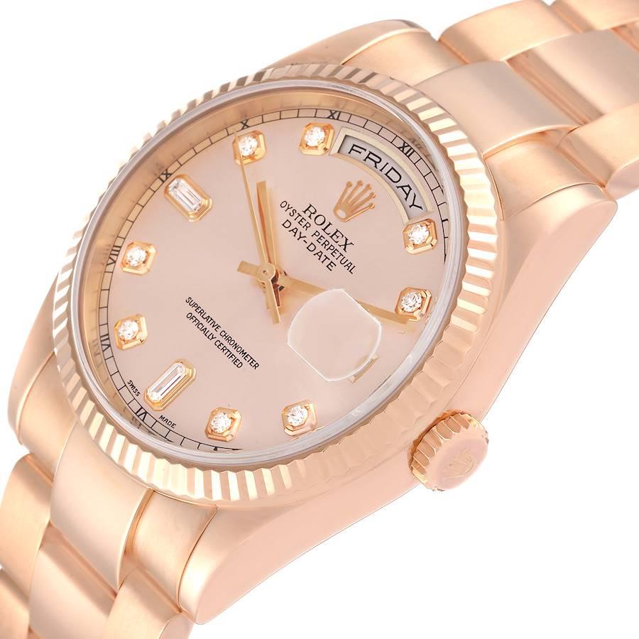 rolex day date rose gold price