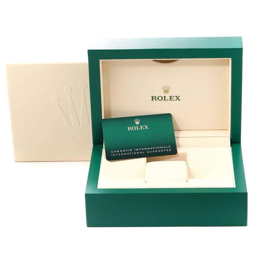 Rolex President Day Date 36 White Gold Diamond Mens Watch 128349 Box Card For Sale 7