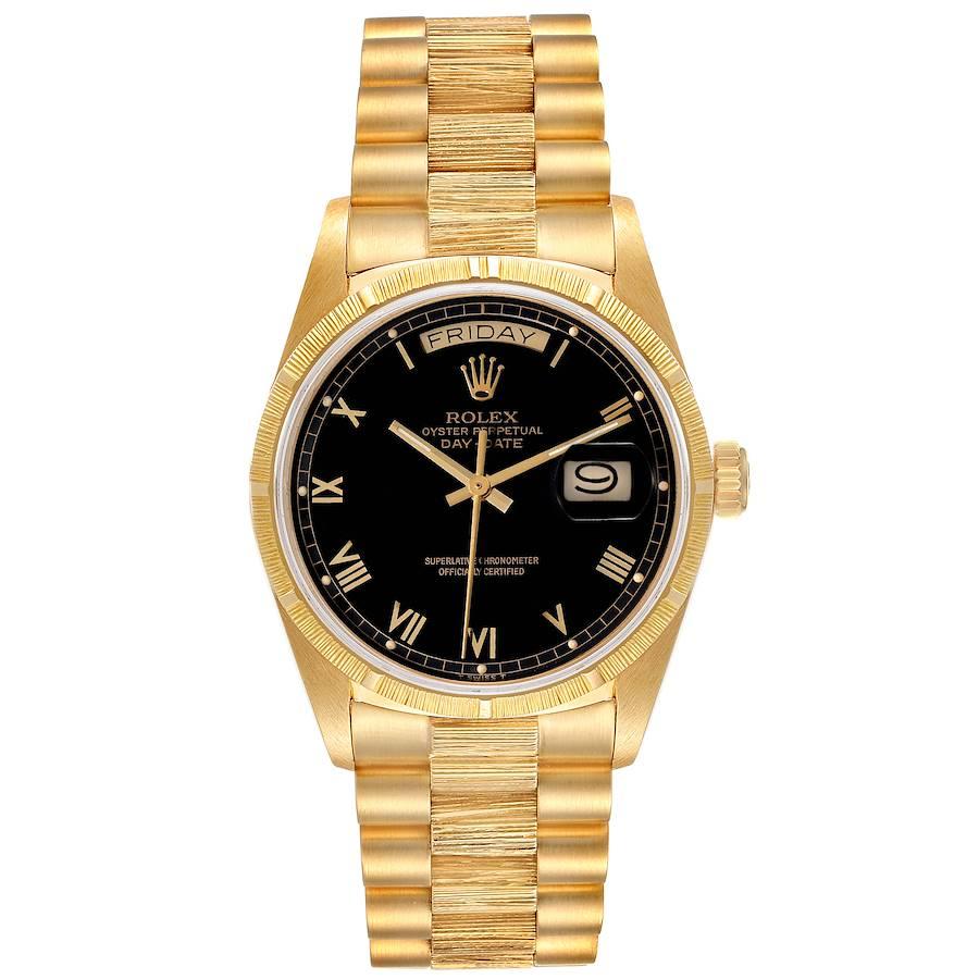 Weißgold Rolex Day Date Rindengravur Rolex President Day