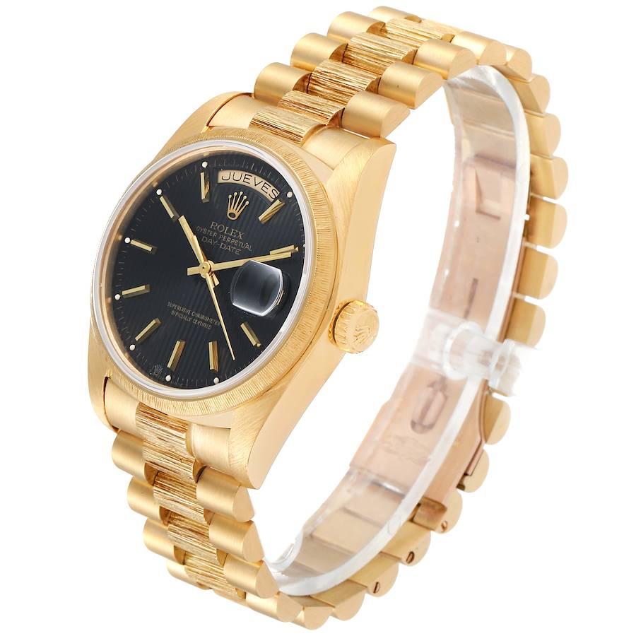 rolex presidential bark finish