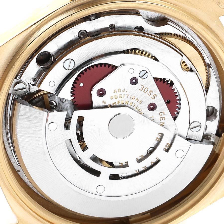 Rolex President Day-Date 36 Yellow Gold Bark Finish Men's Watch 18078 For Sale 2