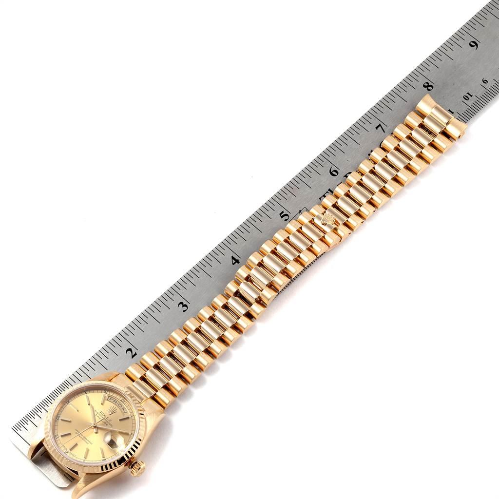 Rolex President Day-Date 36 Yellow Gold Champagne Dial Men’s Watch 18238 6