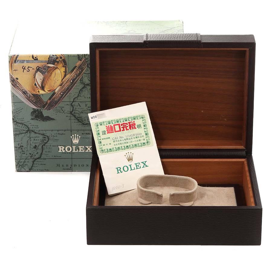 Rolex President Day-Date 36 Yellow Gold Diamond Mens Watch 18388 Box Papers 6