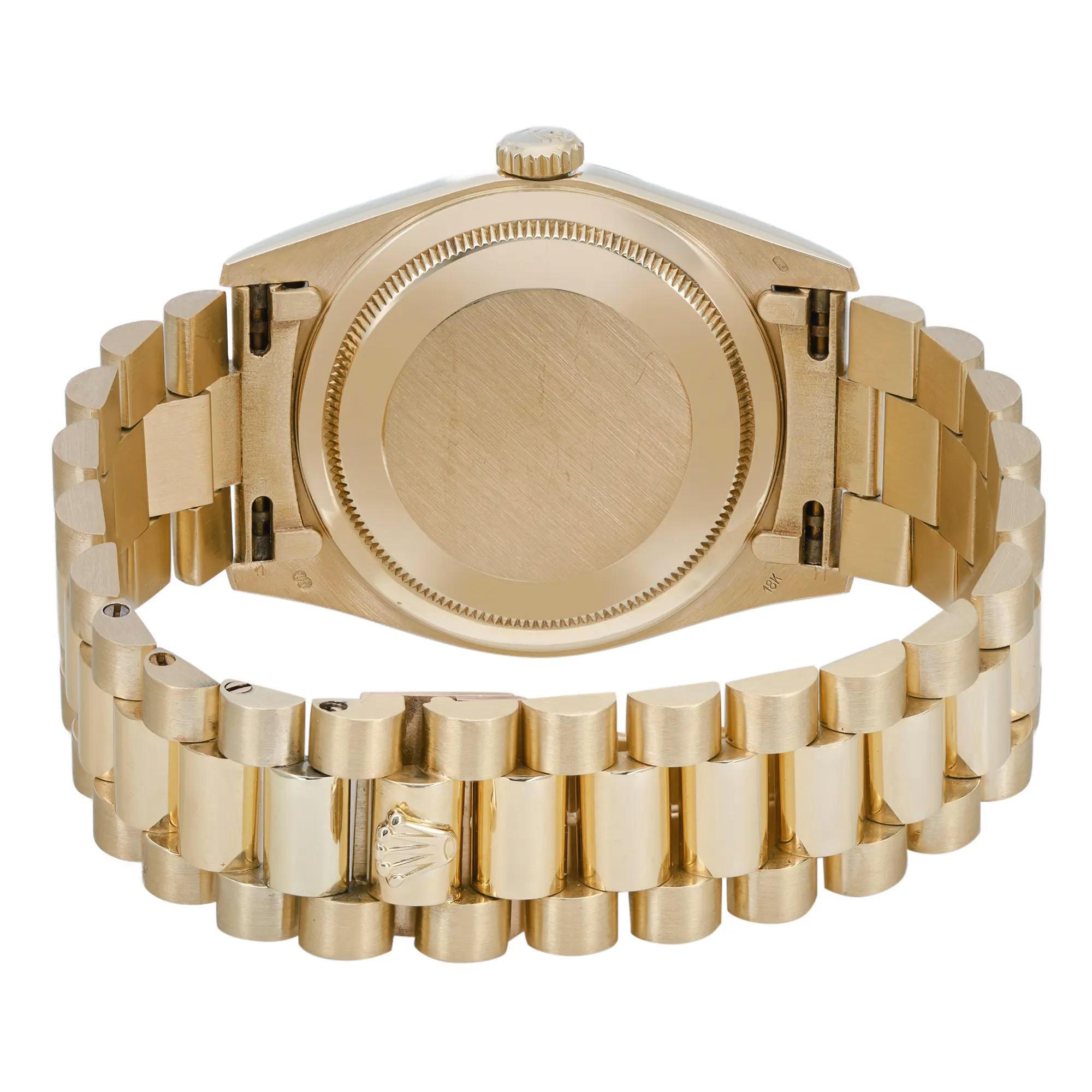 Rolex President Day-Date 36mm Oro Giallo 18K Diamante Rubino Orologio 18238 in vendita 1