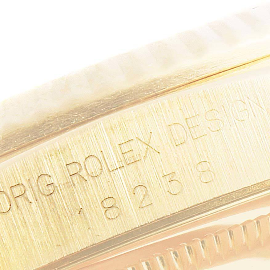 Rolex President Day-Date Yellow Gold Diamond Men's Watch 18238 3