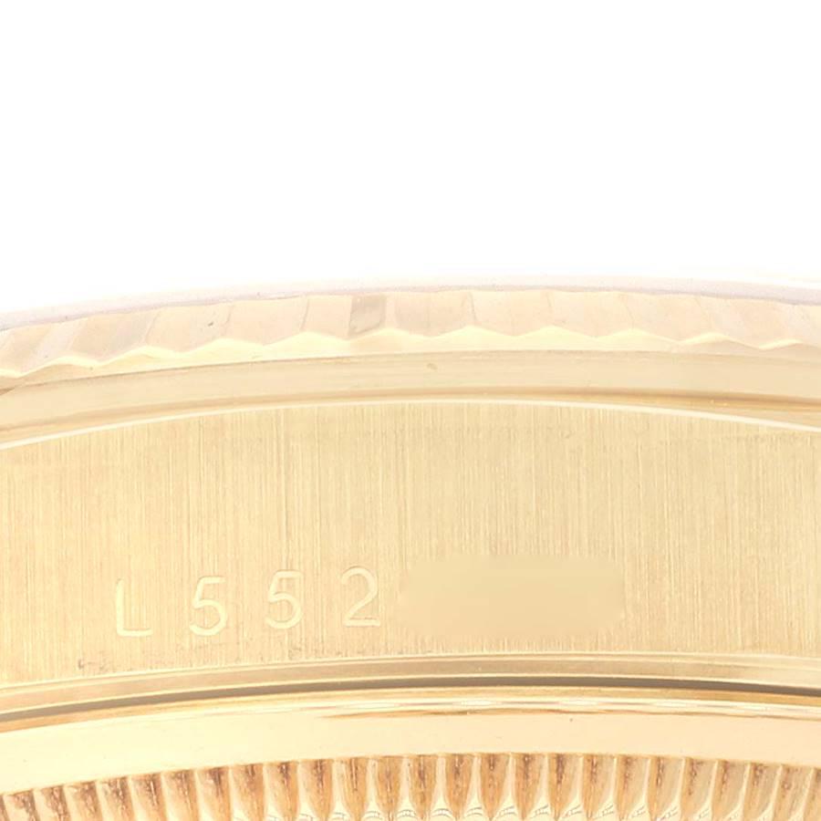 Rolex President Day-Date Gelbgold Diamant-Herrenuhr 18238 im Angebot 5