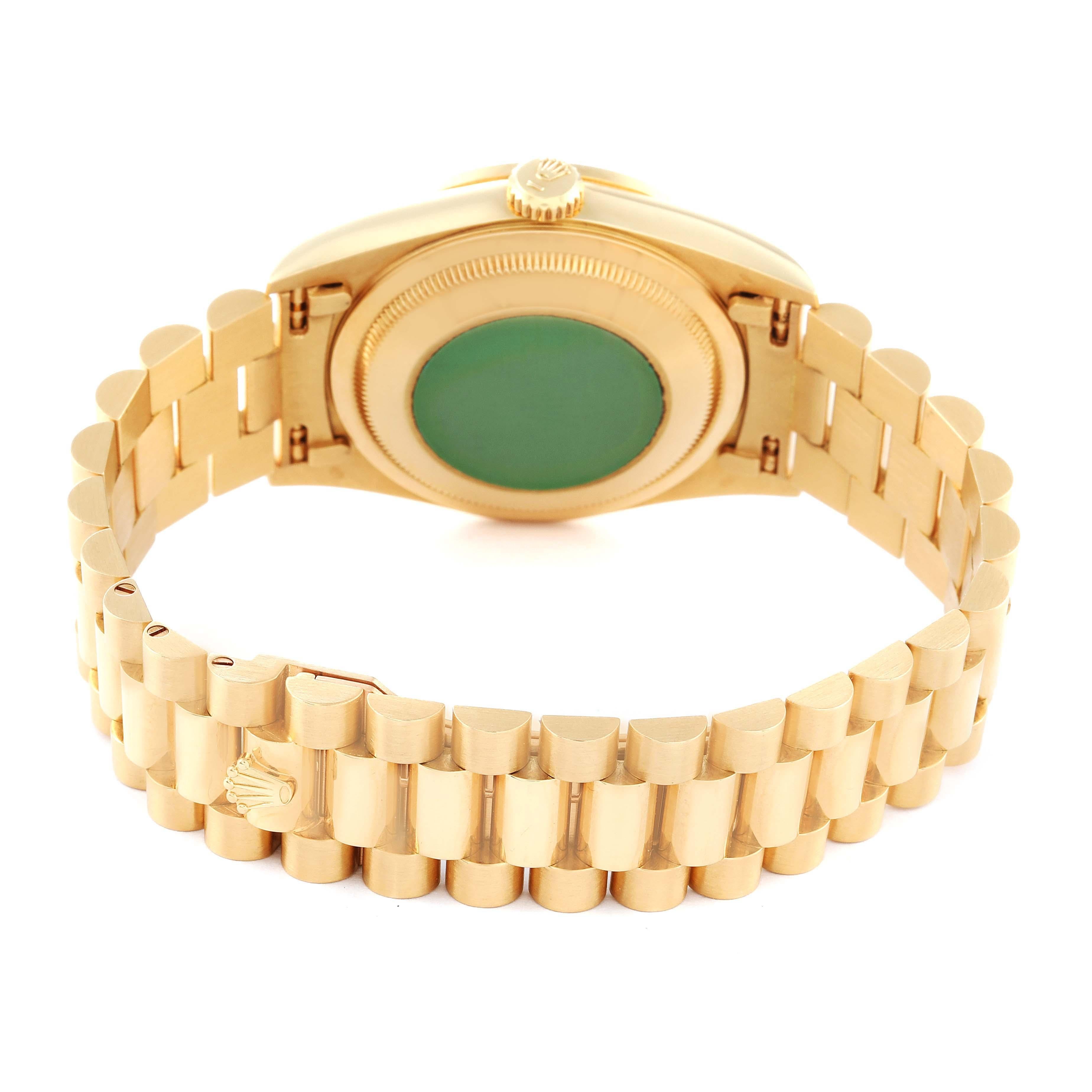 Rolex President Day Date 36mm Gelbgold Diamant-Herrenuhr 18348 6