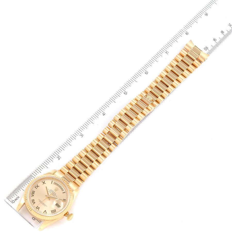 Rolex President Day Date Yellow Gold Mens Watch 118238 Box Papers For Sale 6