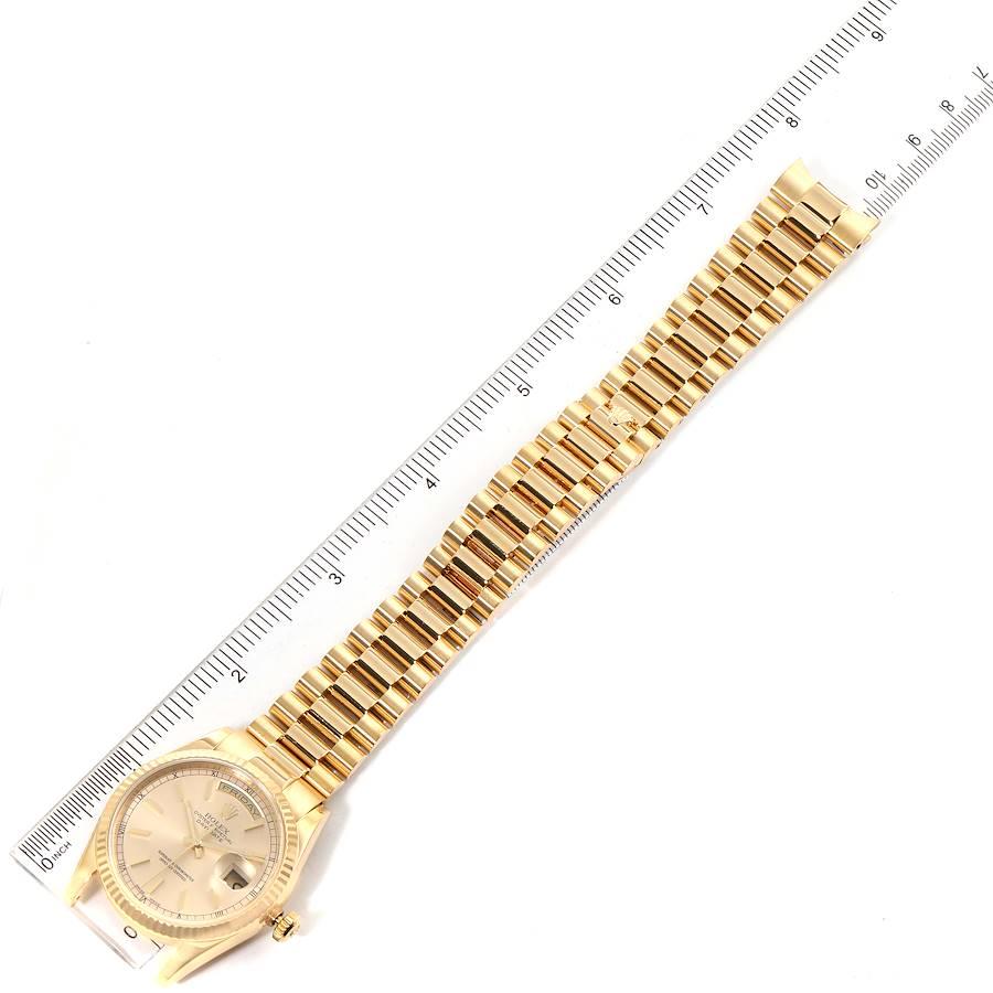 Rolex President Day Date Yellow Gold Men's Watch 118238 For Sale 7