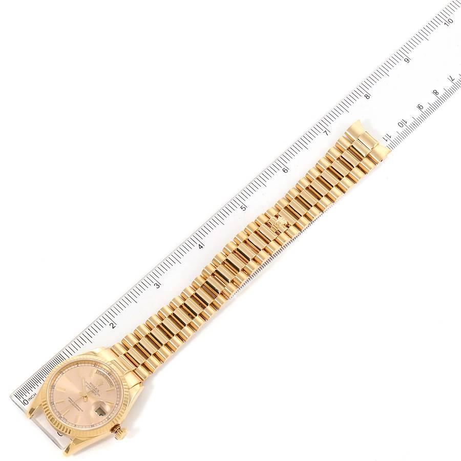 Rolex President Day Date Yellow Gold Men's Watch 118238 6