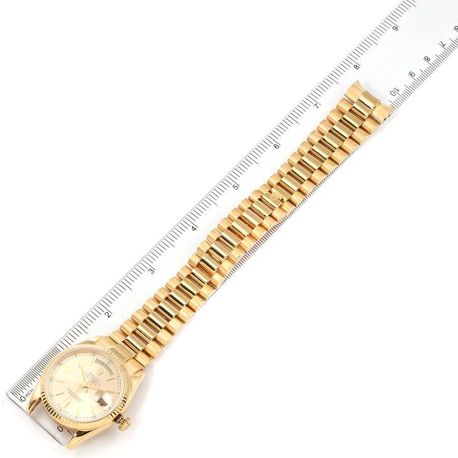 Rolex President Day Date Yellow Gold Mens Watch 118238 6