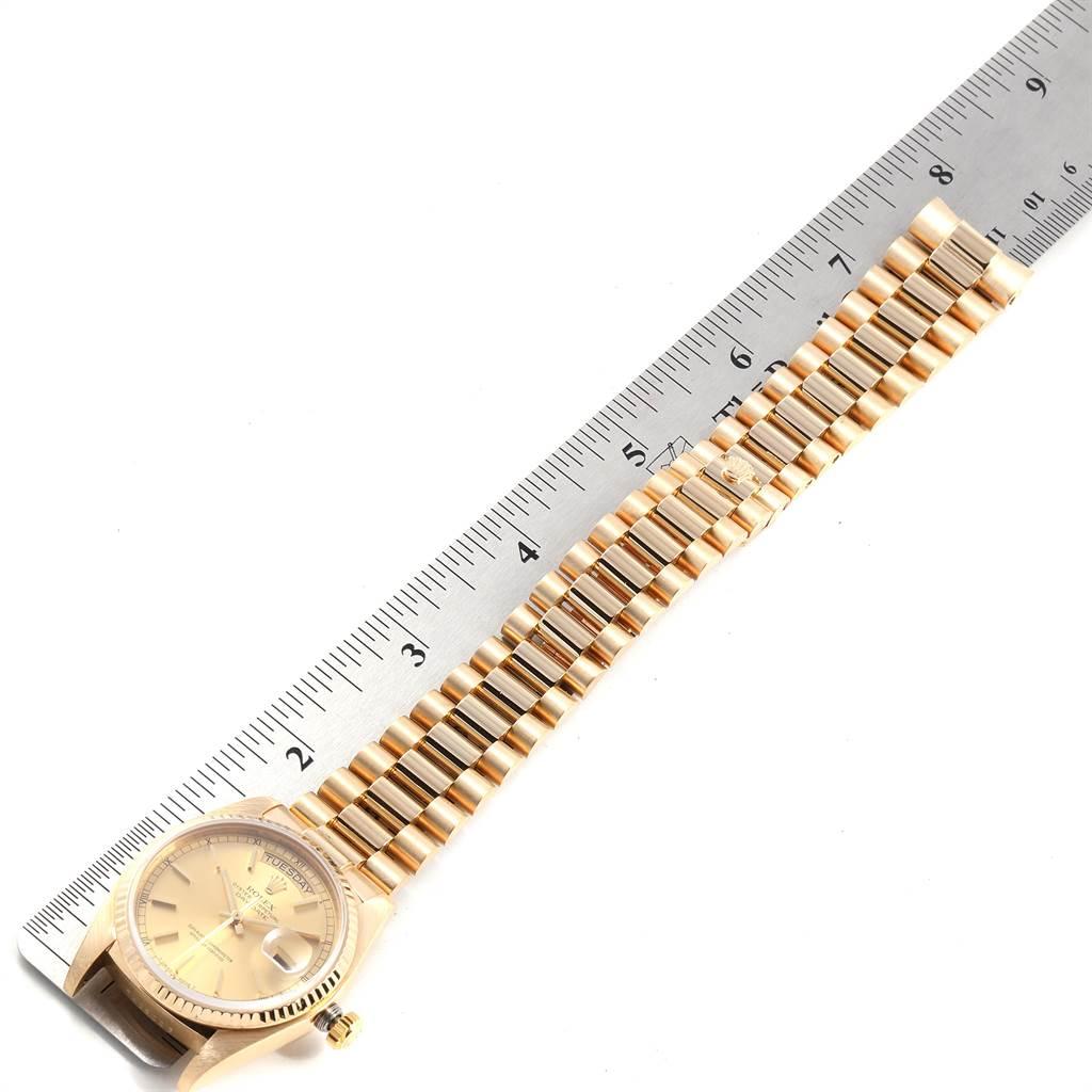Rolex President Day-Date Yellow Gold Men's Watch 18038 7