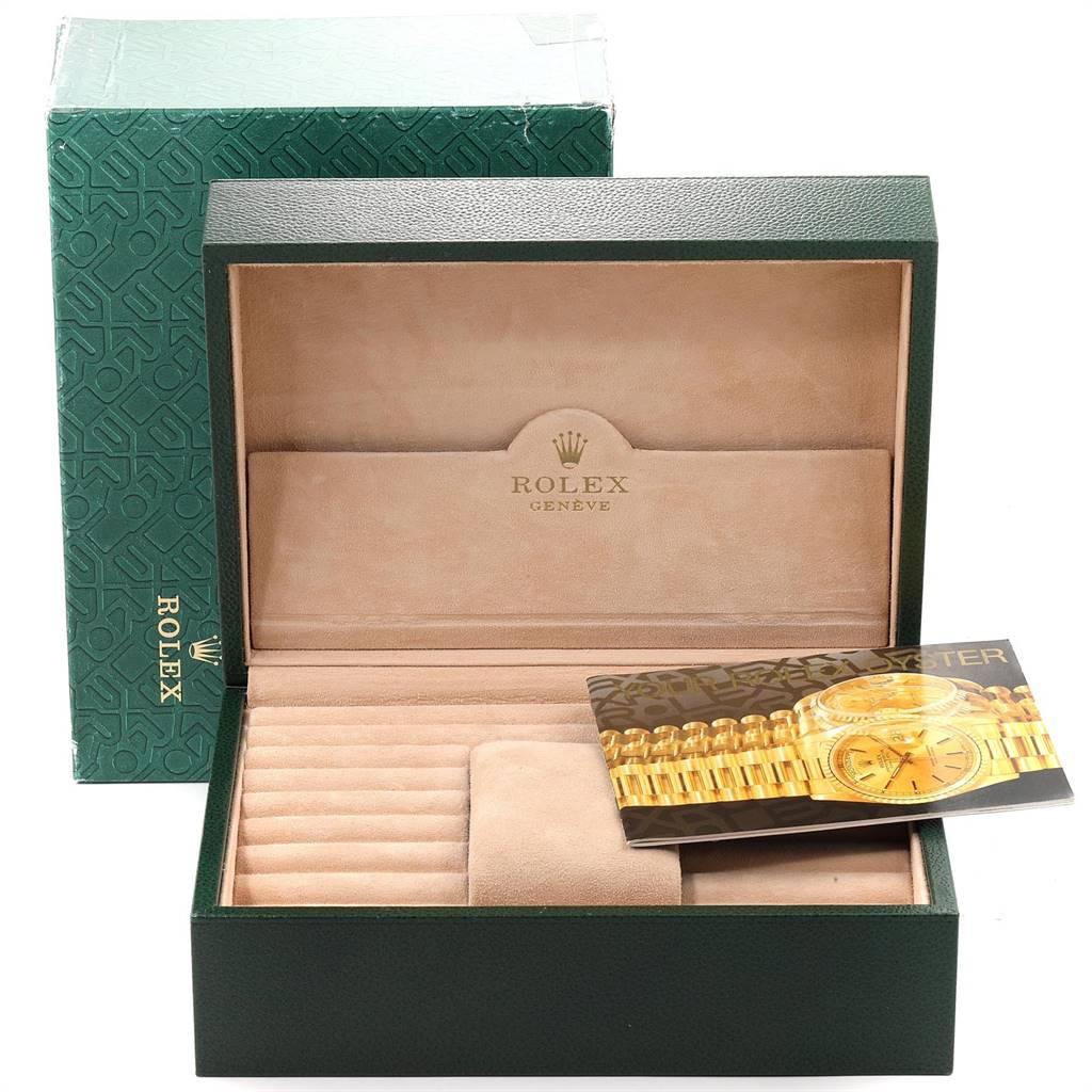 Rolex President Day-Date Yellow Gold Men's Watch 18038 For Sale 8