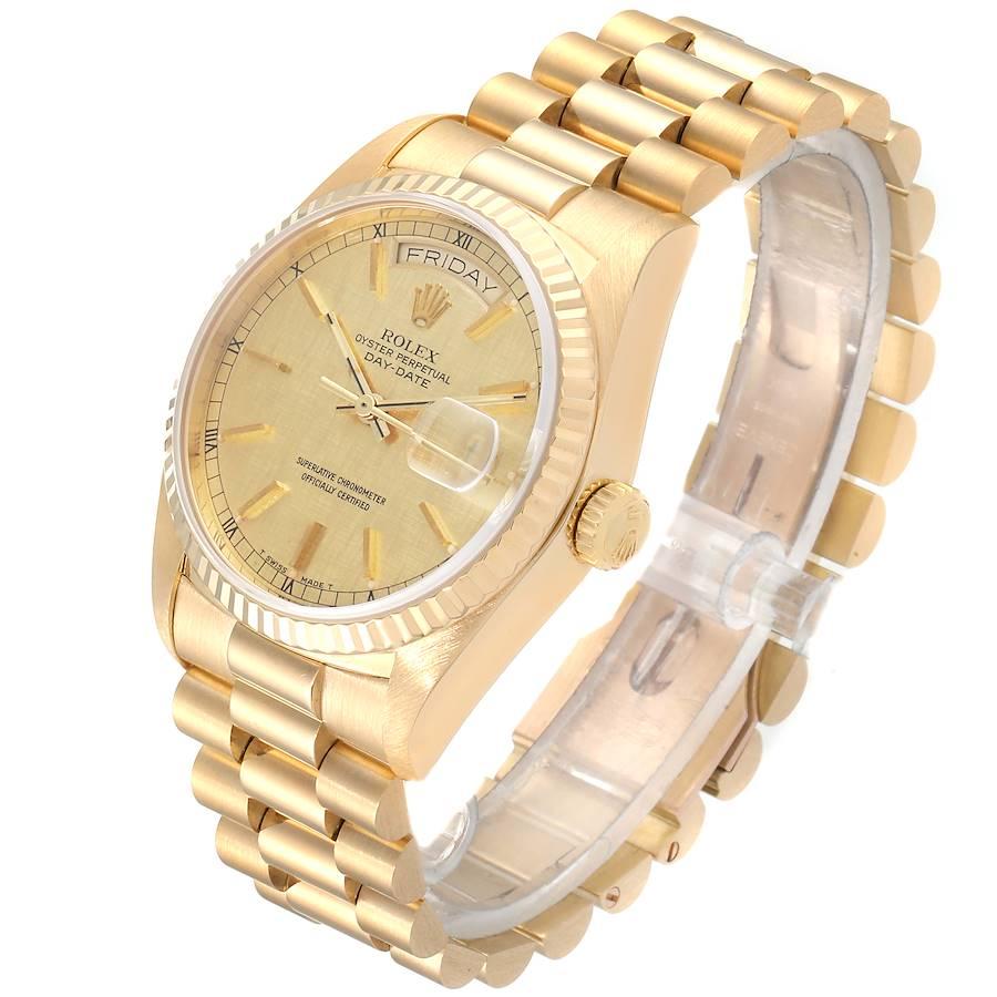 Men's Rolex President Day-Date Yellow Gold Men’s Watch 18038