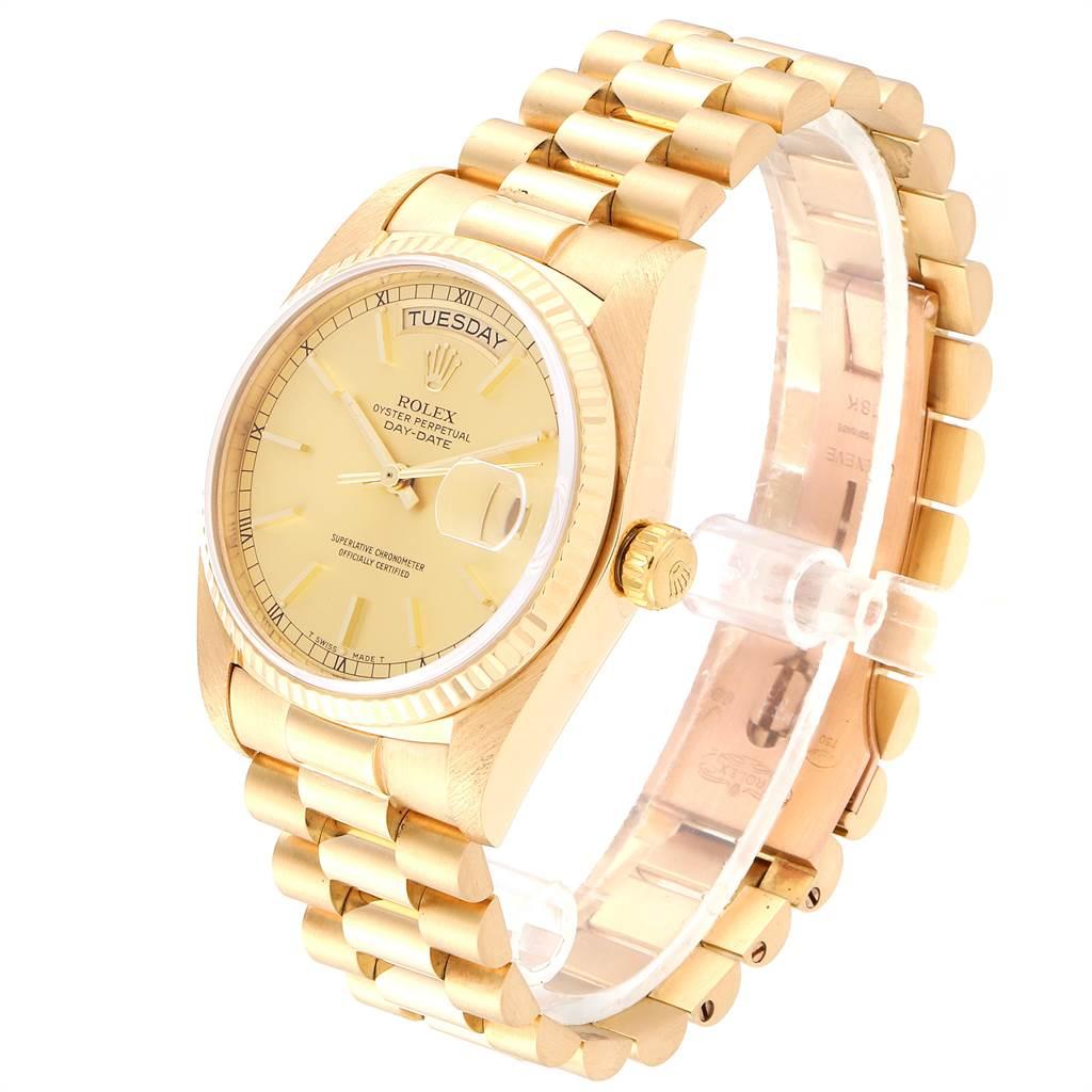 Rolex President Day-Date Yellow Gold Men's Watch 18038 2