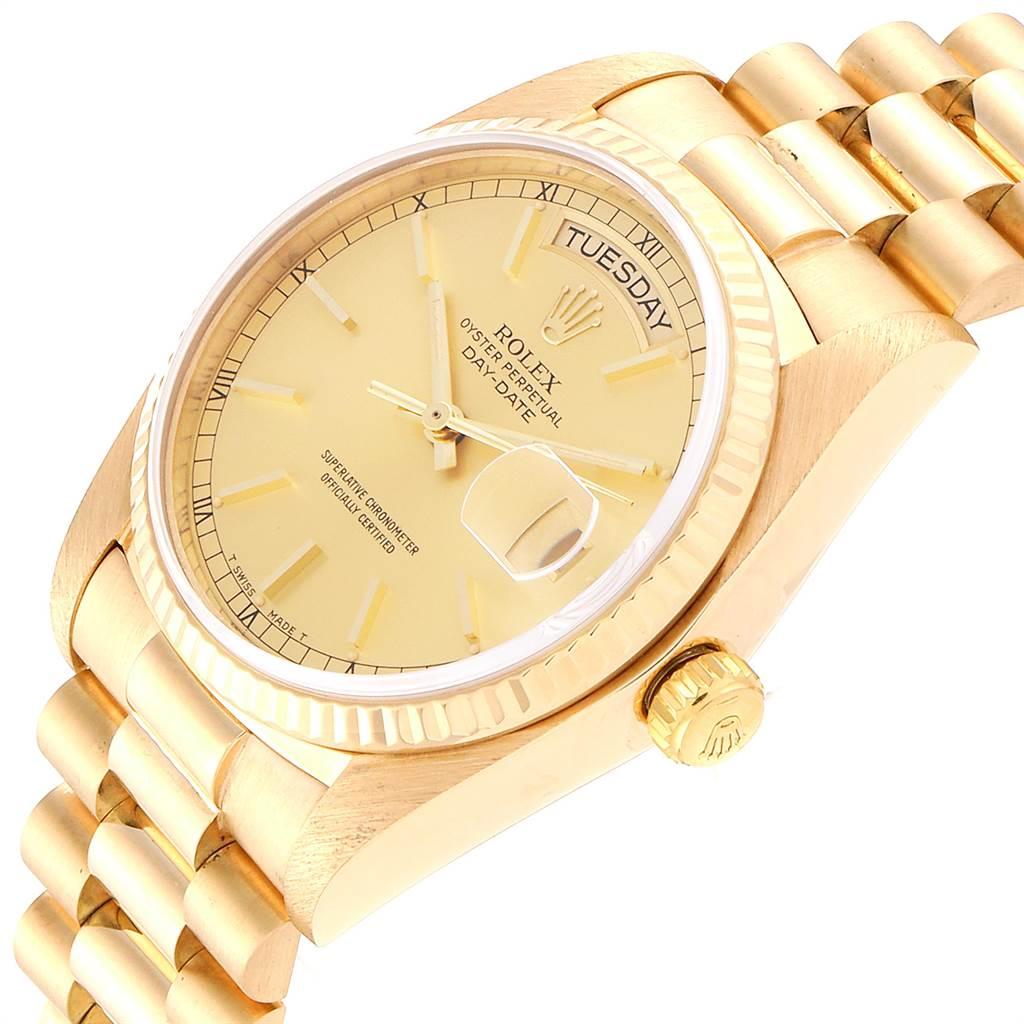 Rolex President Day-Date Yellow Gold Men's Watch 18038 3