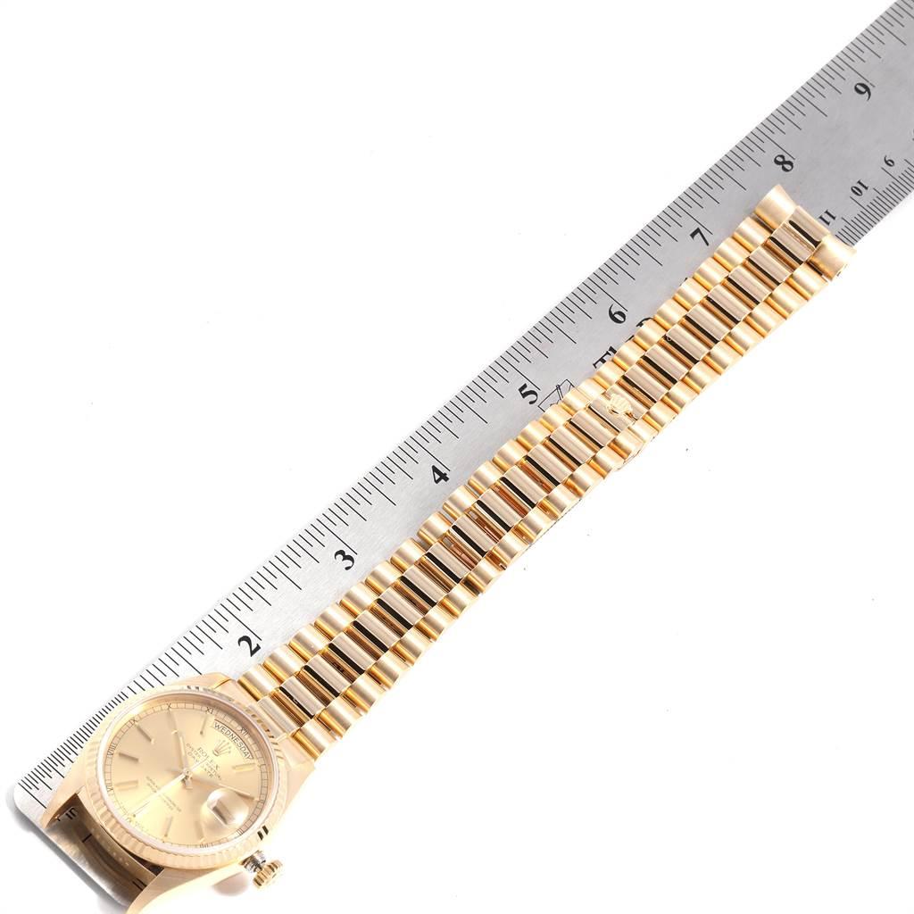 Rolex President Day-Date Yellow Gold Men’s Watch 18038 For Sale 5