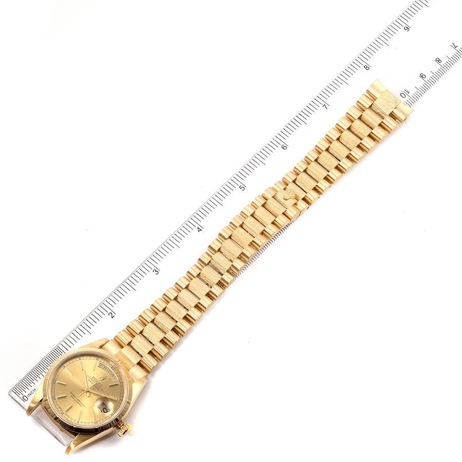 Rolex President Day-Date Yellow Gold Men's Watch 18248 Box 7
