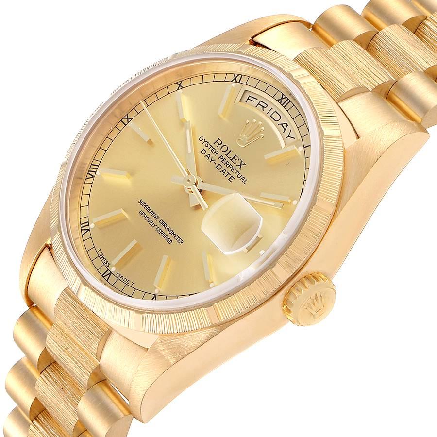 Rolex President Day-Date Yellow Gold Men's Watch 18248 Box 2
