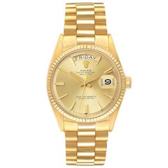 Rolex President Day-Date 36mm Oro Giallo Orologio da Uomo Vintage 1803
