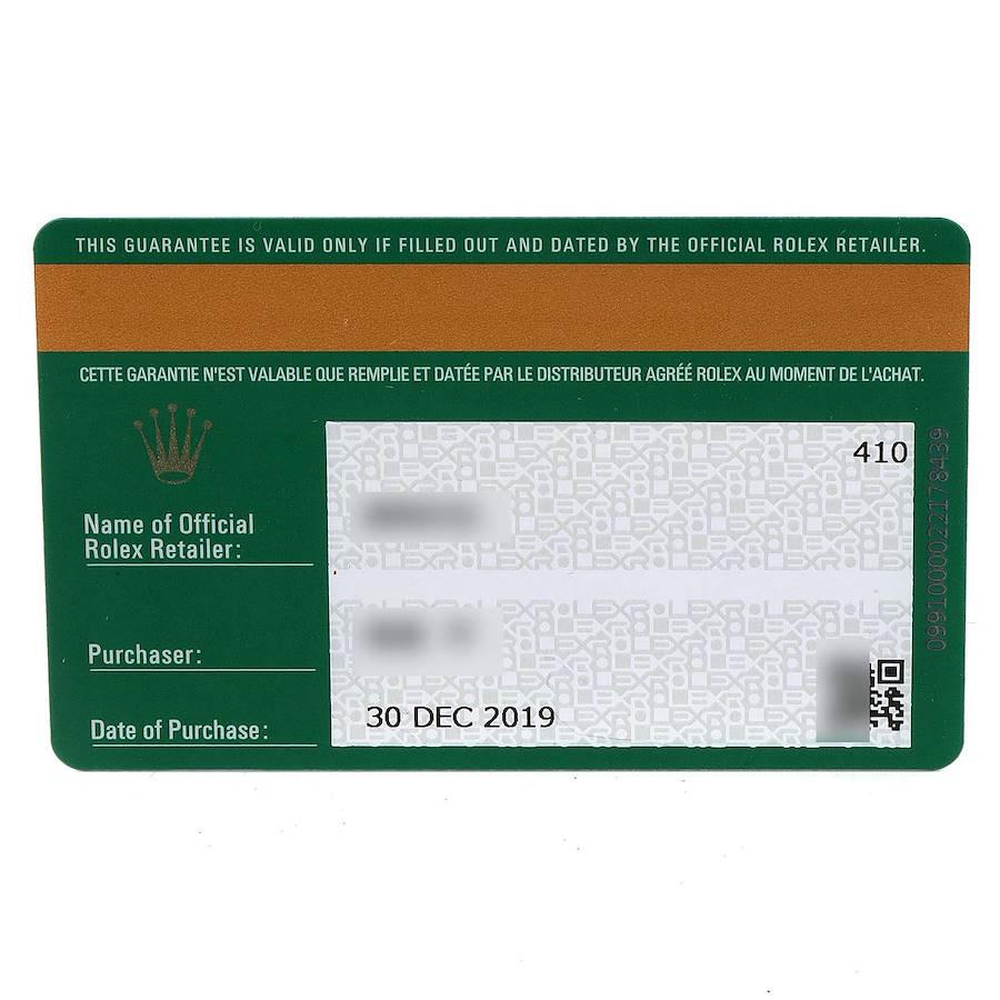 Rolex President Day-Date 40 Weißgolduhr 228239 Box Card mit schwarzem Diamant-Zifferblatt im Angebot 1
