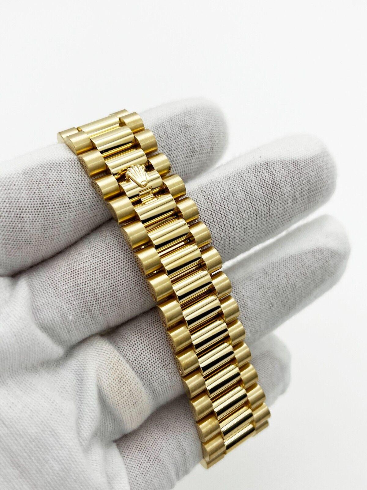 Rolex President Day Date 40mm 228348RBR Fabrik Diamanten 18K Gold Box Papier Herren im Angebot