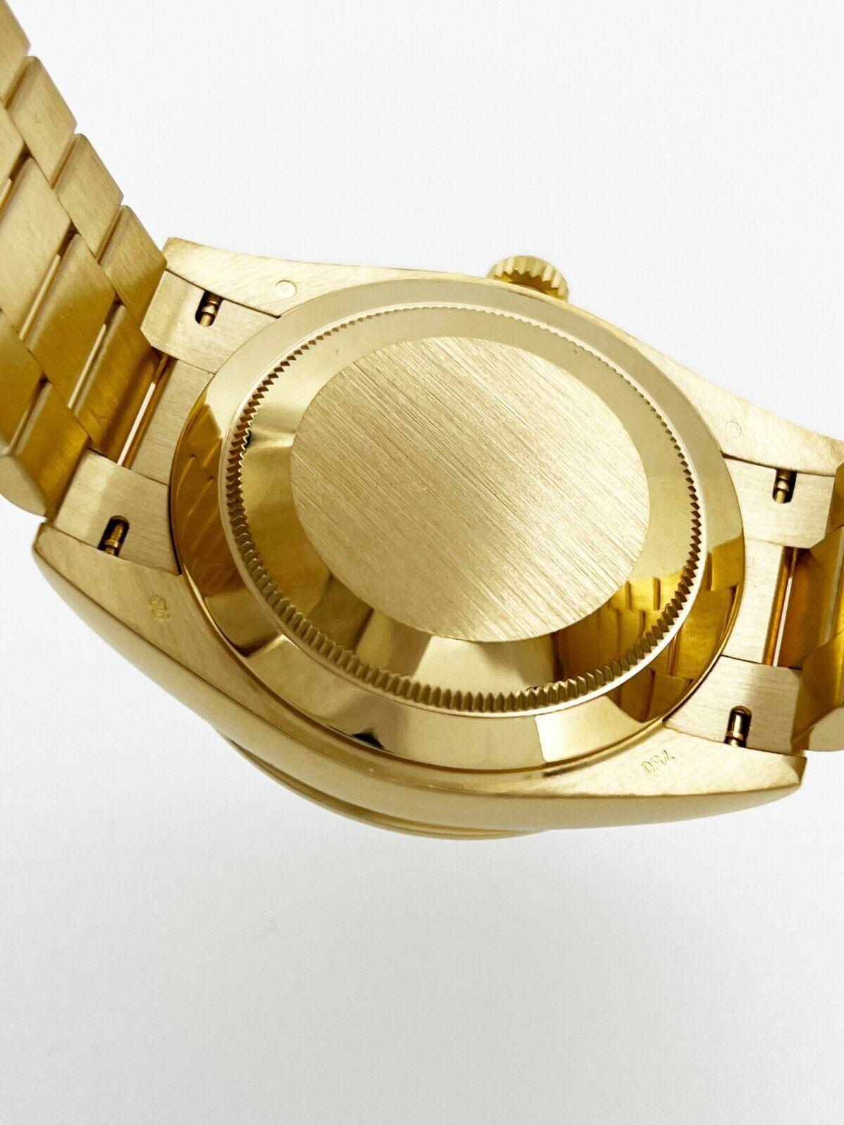 Rolex President Day Date 40mm 228348RBR Fabrik Diamanten 18K Gold Box Papier im Angebot 1