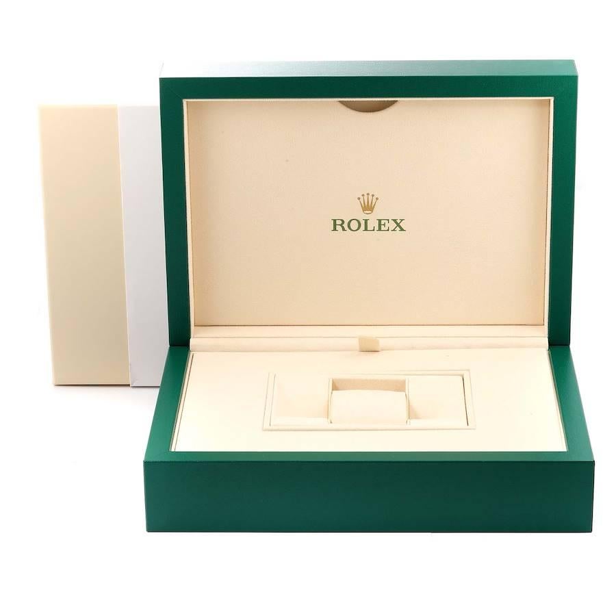 Rolex President Day-Date 41 Blue Diamond Dial Platinum Mens Watch 218206 4