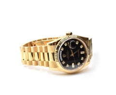 Rolex President Day-Date Factory Diamond Dial New-Style 18k Gold Watch 118238