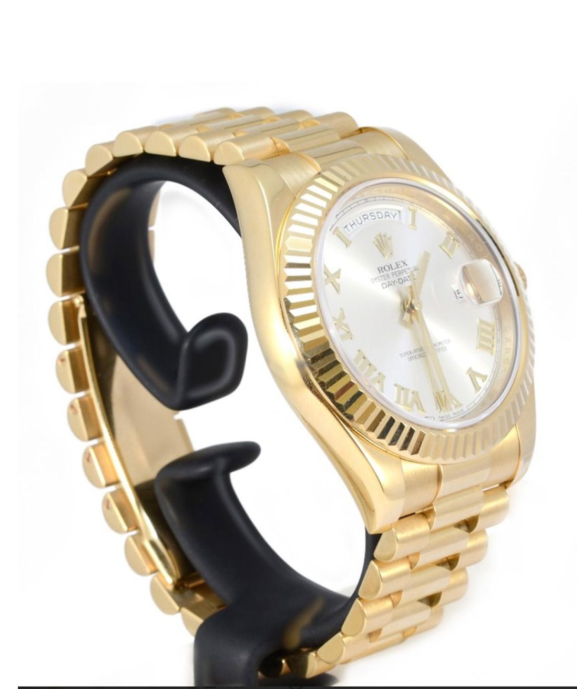 Rolex President Day Date II 18 Karat Yellow Gold Automatic Wristwatch 1
