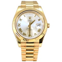 Rolex President Day Date II 18 Karat Yellow Gold Automatic Wristwatch