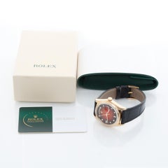 Rolex President Day-Date Men's 18k Gold Strap Watch 18038