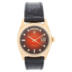 Rolex President Day-Date Men's 18k Gold Strap Watch 18038