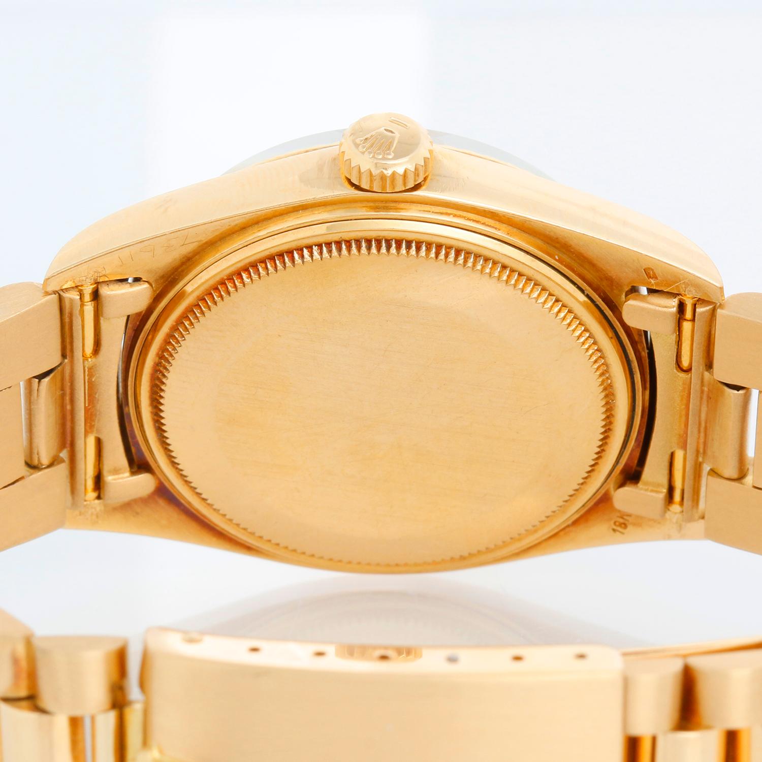 Rolex President Day-Date Men's 18k Gold Watch 1803 2