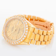 Rolex President Day-Date Men's 18k Gold Watch 18038