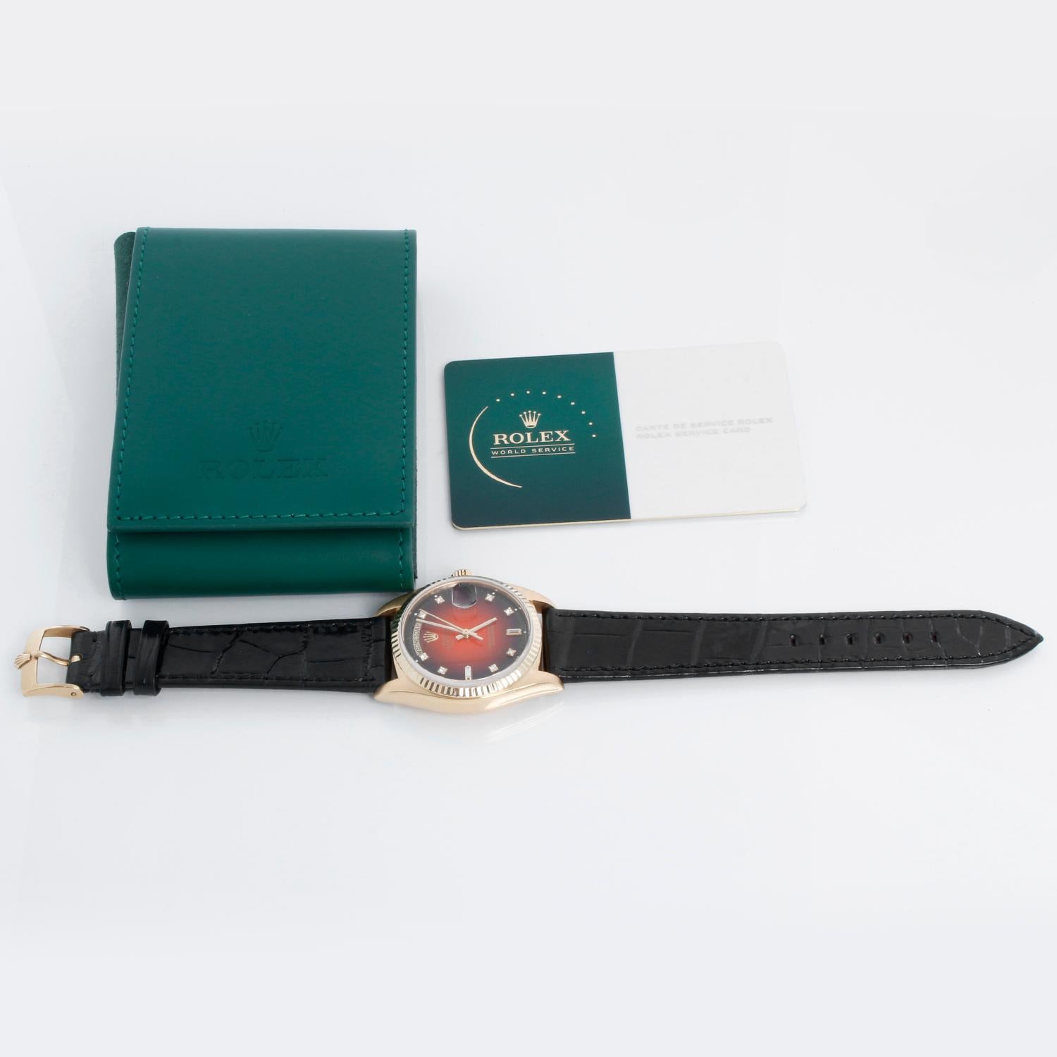 Rolex President Day-Date Men's 18k Gold Watch 18038 1